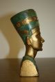 Büste Nofretete Tutanchamun Ägypten Skulpturen Figuren Deko Messing? Sehr Alt Entstehungszeit nach 1945 Bild 8