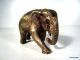 Seltene Metallfigur Elefant Bronze O.  Messing 50er Seltenes Sammlerstück Bronze Bild 1