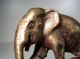 Seltene Metallfigur Elefant Bronze O.  Messing 50er Seltenes Sammlerstück Bronze Bild 4