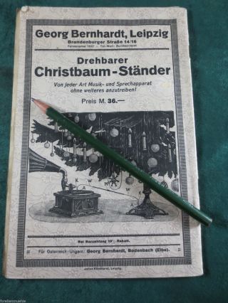 Katalog Um 1915 Musikinstrumente Kamera Schmuck Christbaumständer Spielwaren Rar Bild