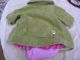 Alte Babykleidung Dress Coat Outfit Vintage Clothes 40 Cm Girl For Cpk Etc Original, gefertigt vor 1970 Bild 6