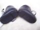 Alte Puppenkleidung Schuhe Vintage Black Laced Shoes Socks 40 Cm Doll 4 1/2 Cm Original, gefertigt vor 1970 Bild 3