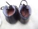 Alte Puppenkleidung Schuhe Vintage Black Laced Shoes Socks 40 Cm Doll 4 1/2 Cm Original, gefertigt vor 1970 Bild 4