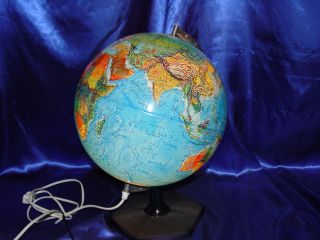 Alter Mittelgroßer Globus,  Beleuchtet,  Scan - Globe A / S,  Schüler - Globus Bild
