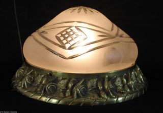 Große Jugendstil Lampe - Deckenlampe - Plafoniere Bild