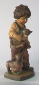 Junge BeschÜtzt Katze,  Rifesser,  GrÖden,  SÜdtirol,  Holz,  Np Ca 300 Dm Holzarbeiten Bild 5