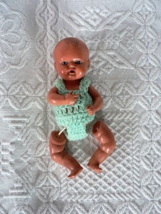 Baby Puppe Schildkröt 15cm Groß (nummer 16 16/2) Beine Noch Fixieren. Bild