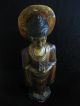 Sawadee Holzfigur Figur Buddha Mudra Thailand Asien - 105 Cm - Handgefertigt Entstehungszeit nach 1945 Bild 3