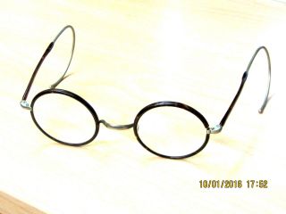 Antiker Kneifer Nickelbrille Brille Alt Schildpatt Horn Optik Selten Germany Bild