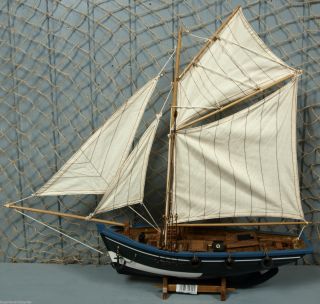 Großes Segelschiff Aus Holz Ca.  55x59,  5 Für Die Maritime Dekoration Bild
