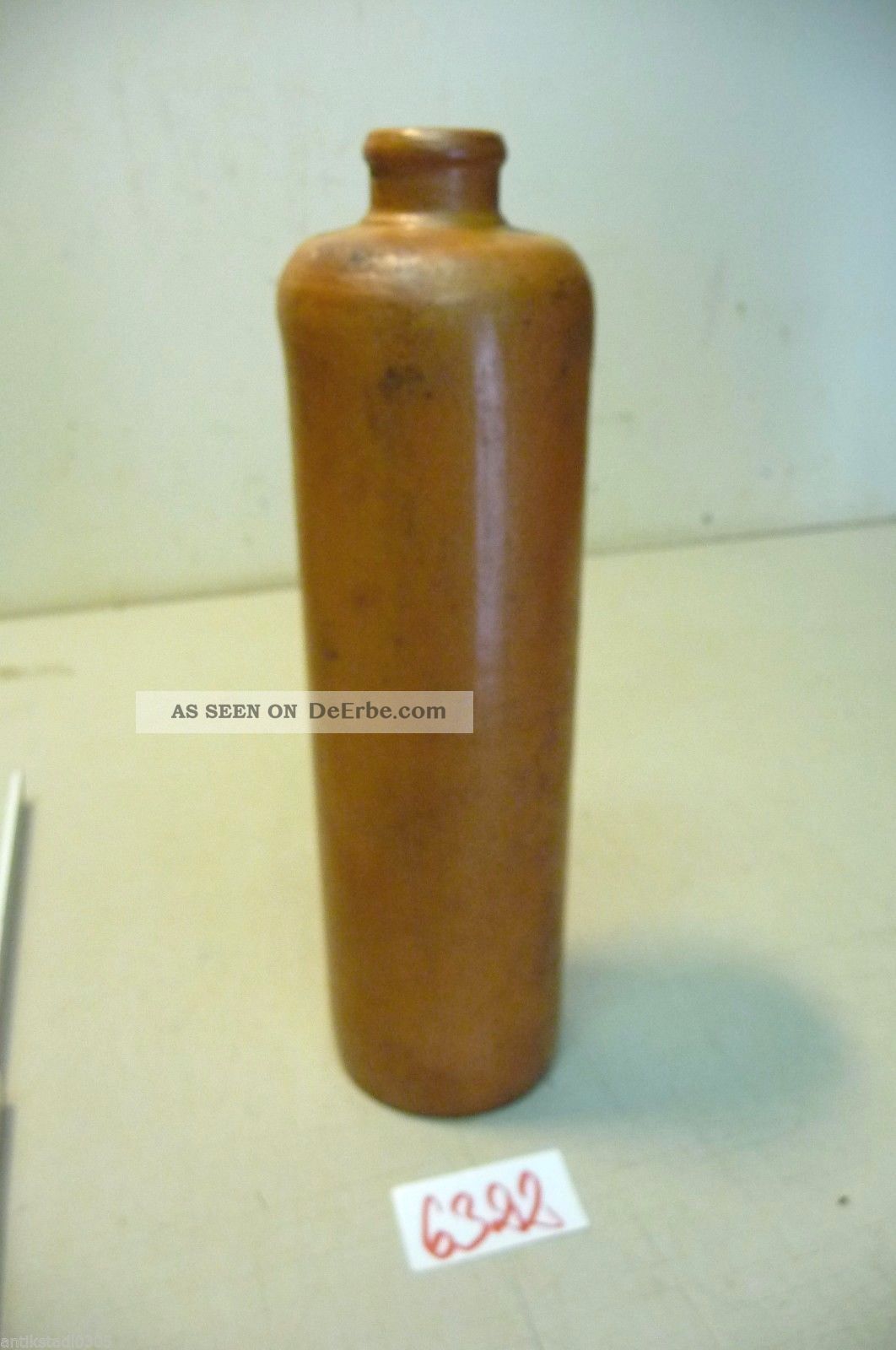 Nr.  6322.  Alte Flasche Keramik Wasserflasche Tonflasche Old Water Bottle Nach Form & Funktion Bild