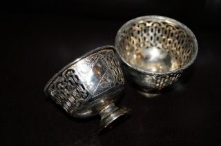 Türkei Osmanisches Reich Silberbecher Fußbecher Teeglashalter 19.  Jahrhundert Bild