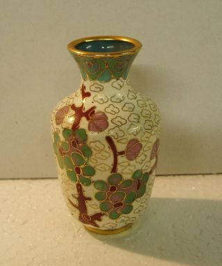 Herrliche Cloisonne - Vase,  Chin.  Handarbeit,  1a, Bild