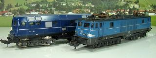 Lima H0 Zwei Elektro - Lokomotiven Für Bastler | Br E10 238 Und E 150 012 | B6 Bild
