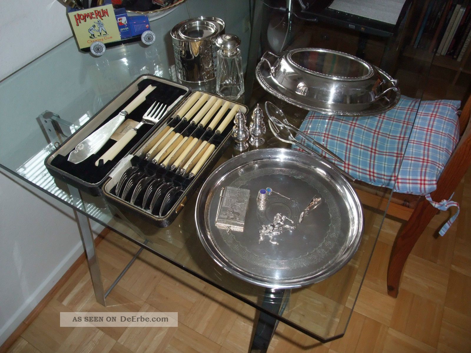 Dekoratives An Altem Silber Und Versilbertem Objekte vor 1945 Bild