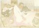 1899 Japanischer Holzschnitt Von Terazaki Kogyo Shunga - Leg Up Asiatika: Japan Bild 1
