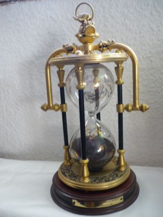 Messing Sanduhr Stundenglas 30 Min Franklin Bild