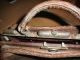 Handtasche Art Deco Bügel - Handtasche Bügeltasche Alte Leder Handtasche Accessoires Bild 5