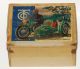 Tco Tippco Tipp&co.  Grünes Beiwagen - Motorrad Nr.  59 In Originaler Box Original, gefertigt 1945-1970 Bild 5