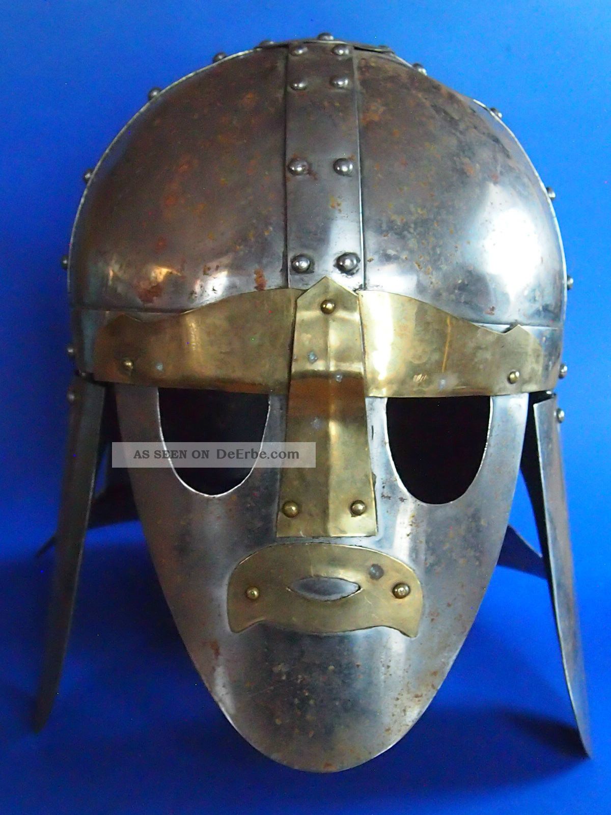 Römischer Helm Von RÜstung Theater ? Ca.  50 - 100 Jahre Alt Extrem Dekorativ Antike Bild