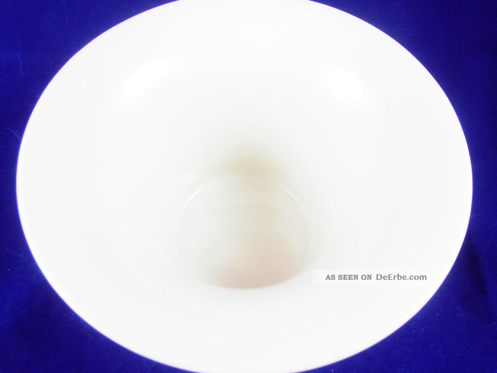 Kpm Vase / Blumentopf Weiß Trichterform 12 Cm Hoch 21 Cm Durchmesser