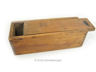 Griffelbox - Holz - Ca.  17 Cm Lang - Ca.  6 Cm Breit - Ca.  5,  5 Cm Hoch Bild