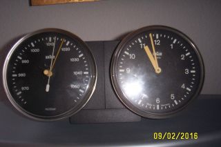 Braun Domoset Uhr,  Barometer Typ 4833,  Dietrich Lubs,  Dieter Rams 1979 - 1982 Bild