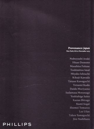 Japan Modern Art: Katalog Phillips N.  Y.  15,  Results Bild