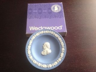 Wedgwood Jasperware Blaue Schale Made In England Bild
