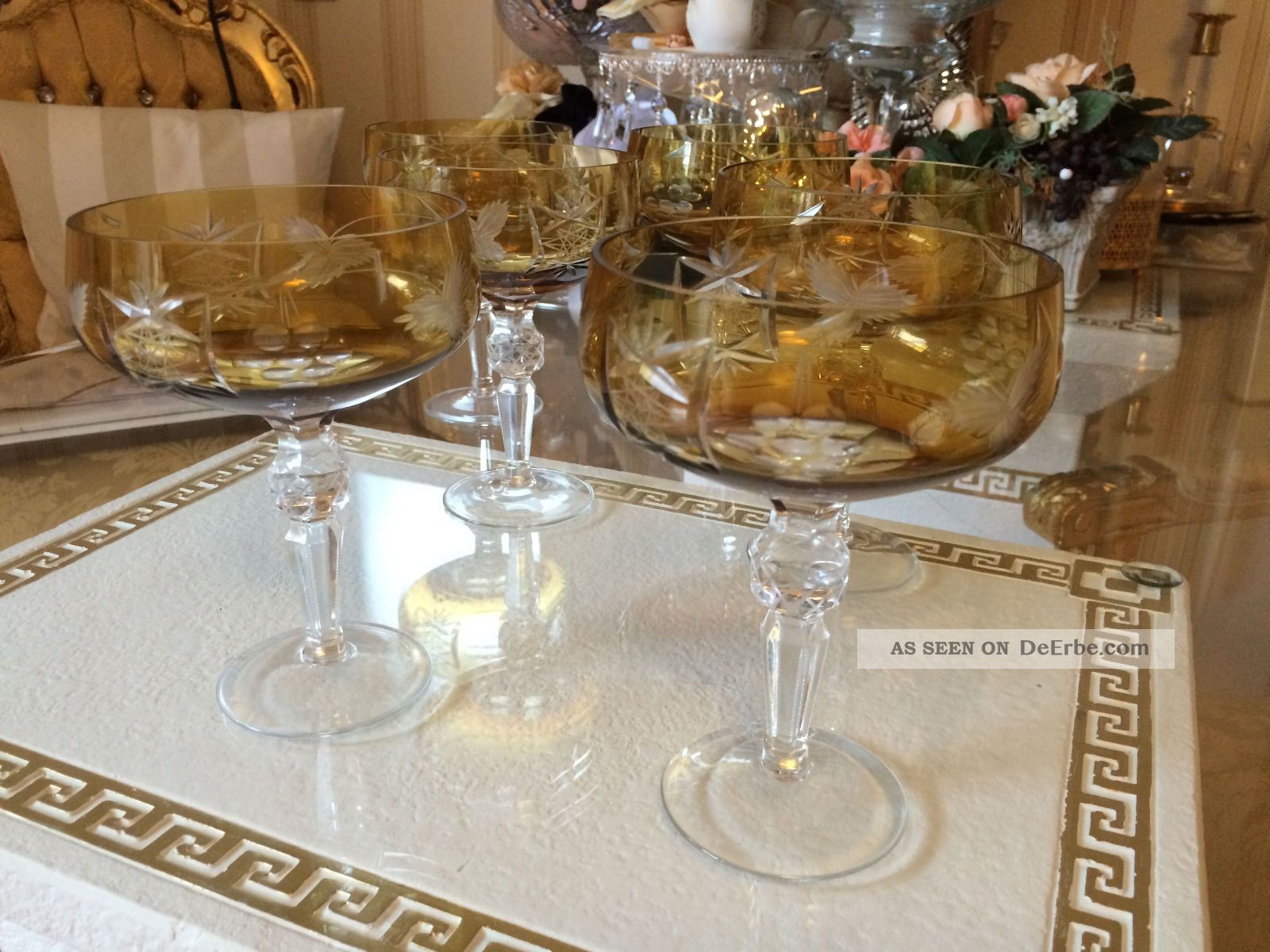 6x Nachtmann Kristall RÖmer Martini Gläser Wie Kristallglas Gläser Edel
