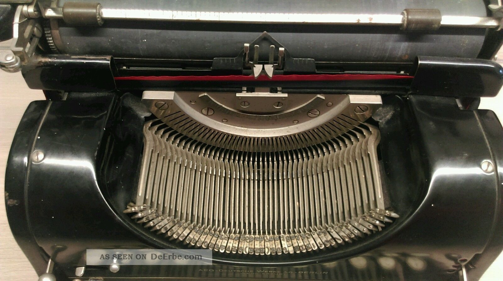 Aeg Typenhebelmaschine Schreibmaschine Modell 6