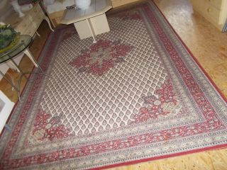 ♥ Orient Teppich ♥ 200 X 300 Cm ♥ Schurwolle ♥ Rot Muster ♥ Aus Nachlass ♥ Bild
