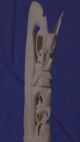 Antiquität Figur Bein Göttin Der Gesundheit Beinschnitzerei Asia Buddha Skulptur Beinarbeiten Bild 5