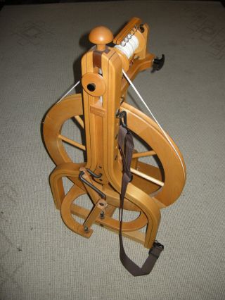 Spinnrad Schacht Spindle Matchless Spinning Wheel Double Treadle Neupreis1100€ Bild