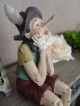 MÄrchenfigur Pinocchio Figur Kantensitzer Shabby Chic Skulptur Ab 2000 Bild 1