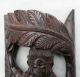 Frauenfigur Vor Tier Bali Indonesien Wunderschöne,  Filigrane Arbeit Aus Edelholz Asiatika: Südostasien Bild 4