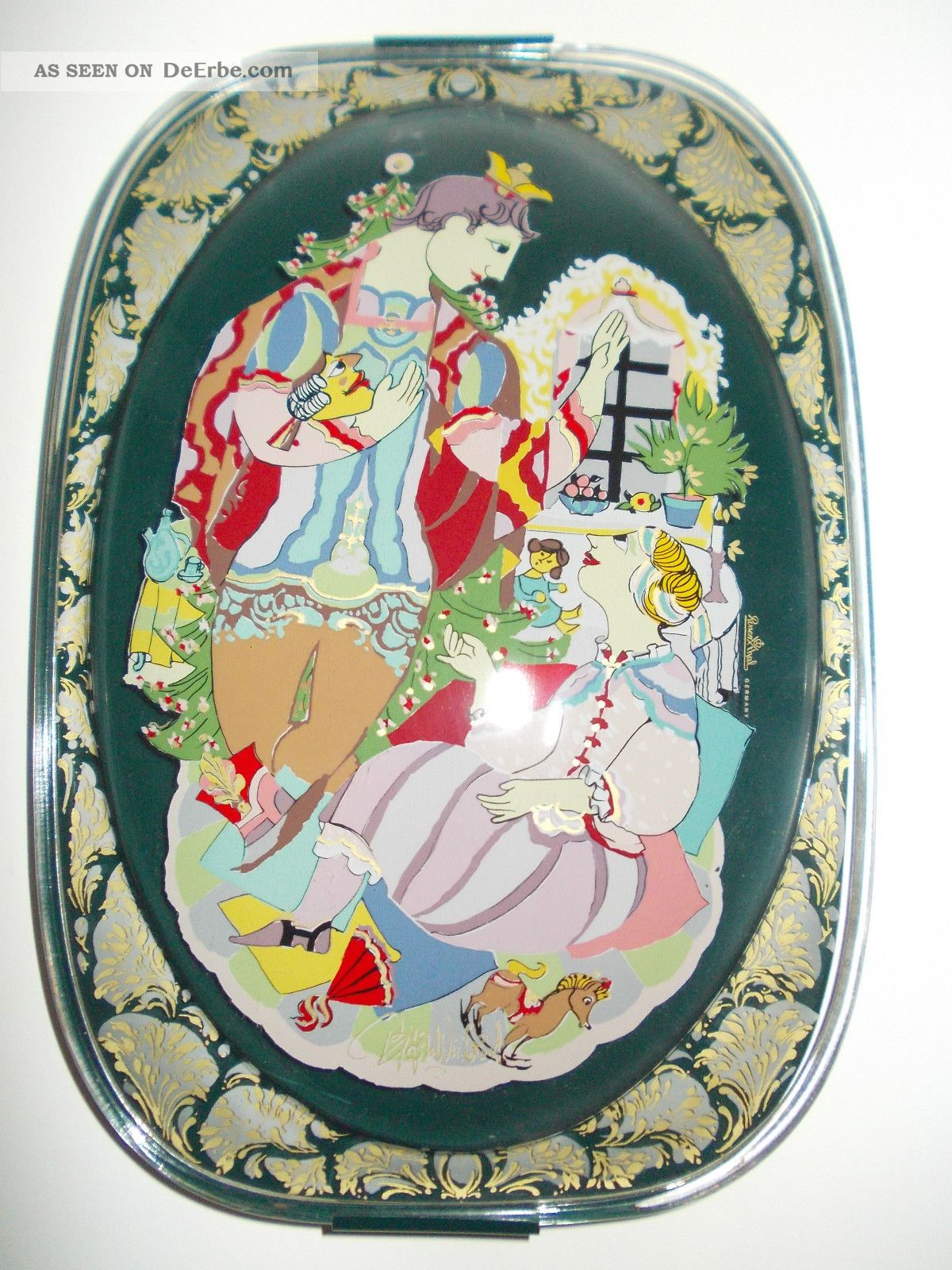 Rosenthal Glas Nussknacker Motiv 3 Teller Sammelteller Bildplatte Björn Wiinblad Sammlerglas Bild