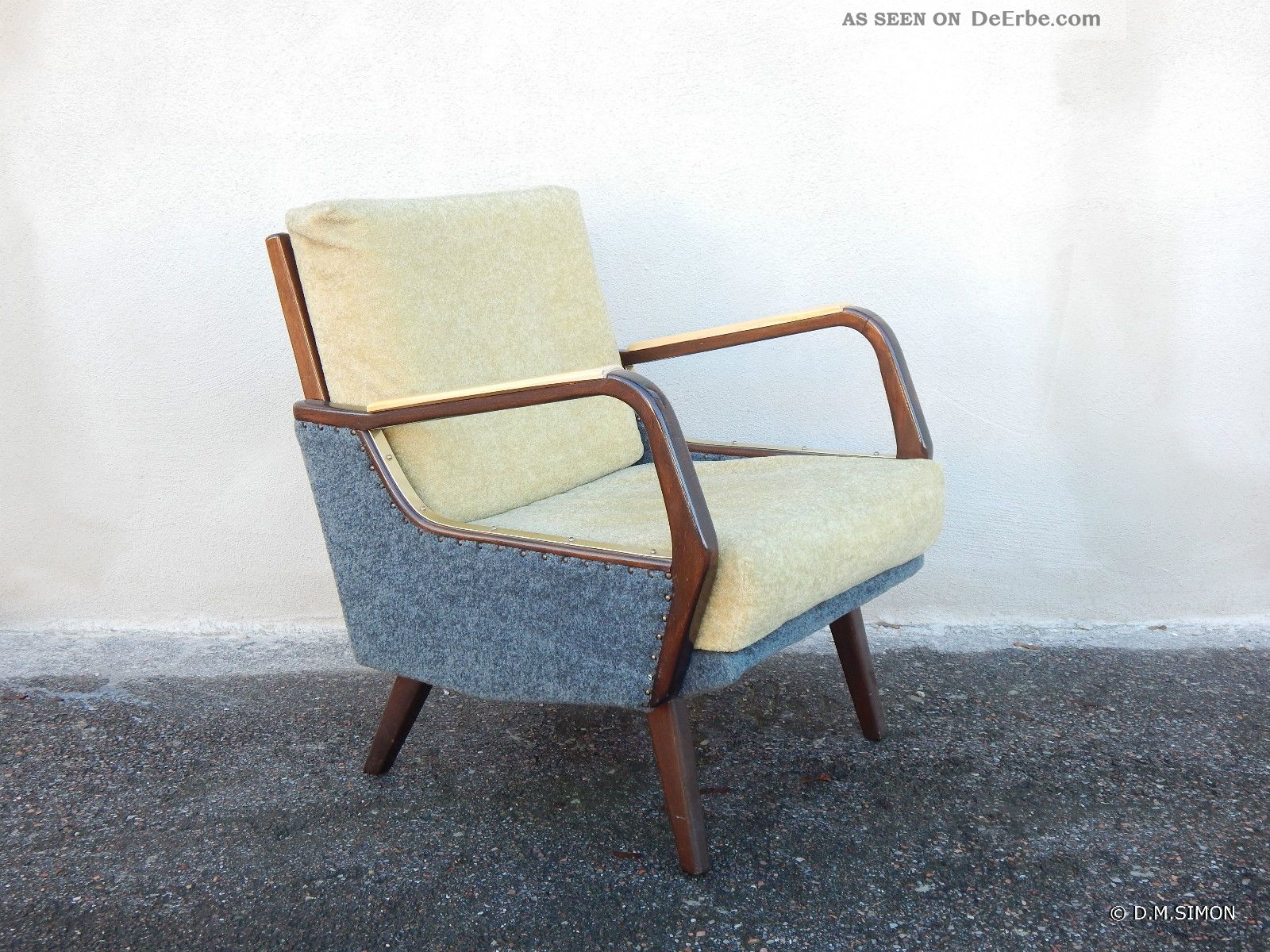 Sessel Easy Chair Lounge 50er Jahre Mid Century Tütenlampen Ära 1950-1959 Bild