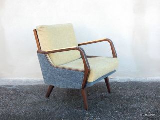 Sessel Easy Chair Lounge 50er Jahre Mid Century Tütenlampen Ära Bild