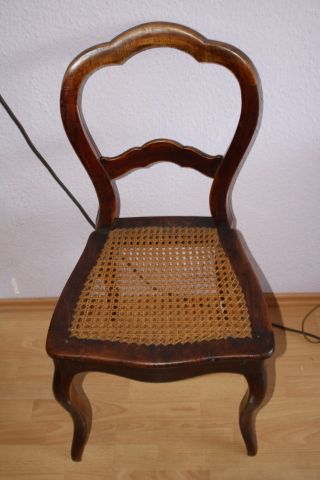 Stuhl Antik - Louis - Philippe - Stuhl - Buche Dunkel Bild
