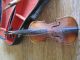 Alte Miniatur Geige Streichinstrument Im Koffer Kasten Saiteninstrumente Bild 2