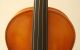 Sehr Gute Alte Deutsche 4/4 Geige - Violine Mit Zettel Antonius Stradivarius Saiteninstrumente Bild 2