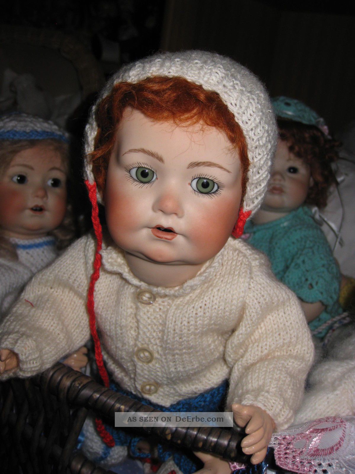 Armand Marseille 971 Porzellankopf Mit Babykörper Ca.  36 Cm Repro - Auflösung Porzellankopfpuppen Bild