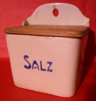 Antiker Salz - Kasten Aus Küche Bild