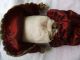 Antike Puppe Porzellan Stoff Sitzend Harlekin Pierrot Tkr Tkh ? 1900 1920 ? Doll Porzellankopfpuppen Bild 6