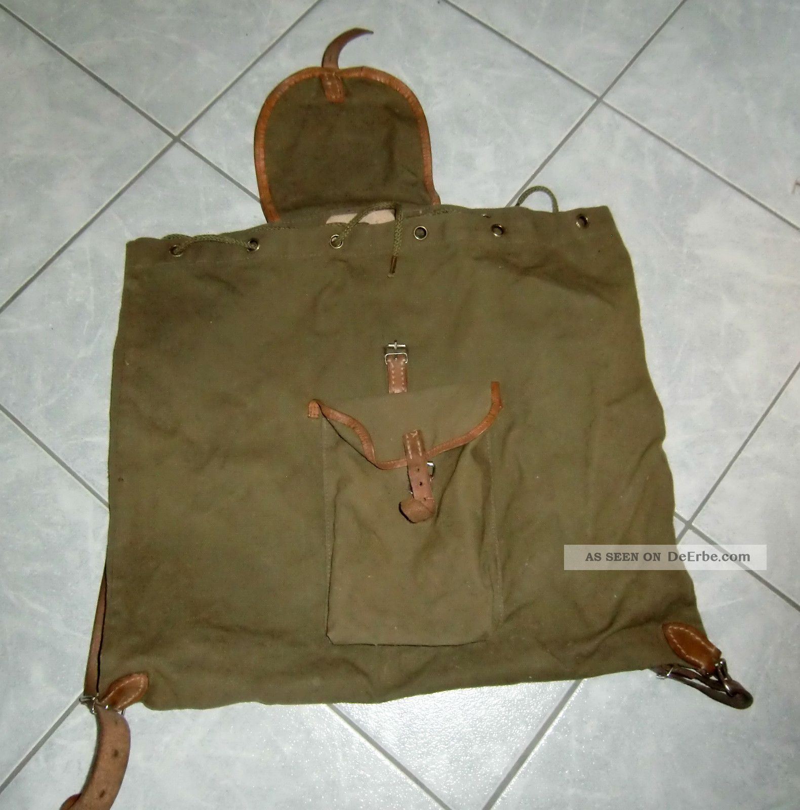 Haushaltsauflösung Alter Rucksack Ca.  50er Jahre Accessoires Bild