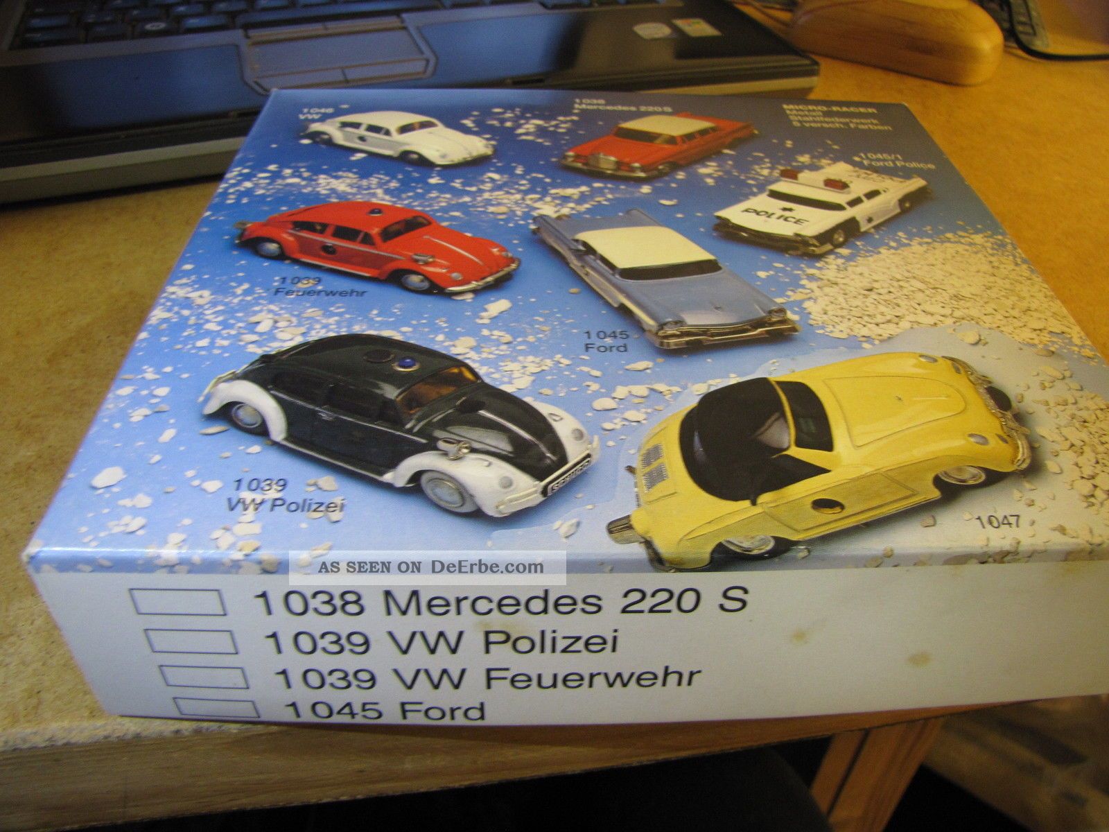Micro - Racer Baukasten - Model 1048 - Opel Gt Gefertigt nach 1970 Bild