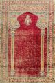 Ein Antiker Ghiordes Gebetsteppich In Seide Vor 1900.  (türkei,  Anatolien) Teppiche & Flachgewebe Bild 1