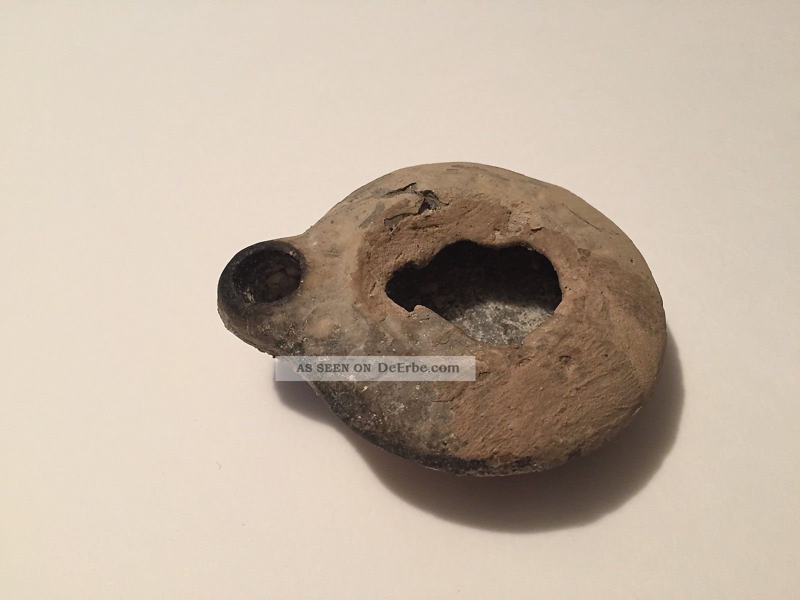 Terracotta Öllampe - Ca.  1 - 2 Jahrhundert Ad - Keramik RÖmisch - Ton Lampe Antike Bild