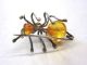 Lustige Silberne Spinne Als Brosche Mit Bernstein 6t1521 Broschen Bild 1